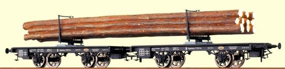 Twin-unit timber transport car<br /><a href='images/pictures/Brawa/47712.jpg' target='_blank'>Full size image</a>